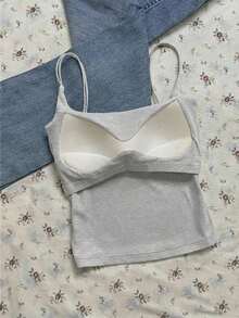 2 piezas Conjunto de camisola sin espalda ajustada para mujer, Camisola sin espalda de verano para mujer, Adecuado para el transporte diario, citas, fiestas, otoño/invierno/verano, Navidad, Año Nuevo, Acción de Gracias, fiestas, bodas, playa, ceremonias de graduación, de moda, elegante, casual, salidas, citas, reservas, transporte, brillante, Día de San Valentín, elegante, vacaciones, casual, Y2K, salidas, ceremonias de graduación y otras ocasiones. - Negro 3 - Ver 6