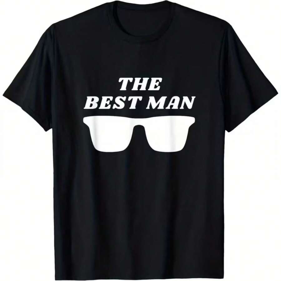 Printed T-Shirt For Men And Women - Black - View 1