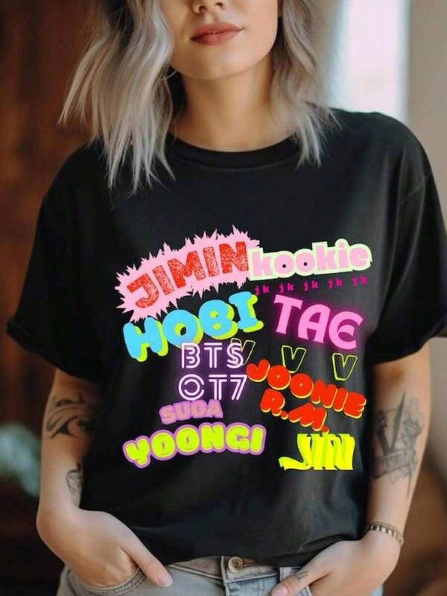 Women T-Shirts - Black - View 1