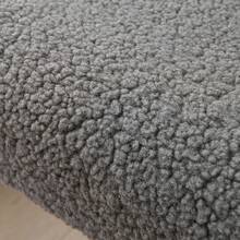 Teddy Plush Bench Seat Cover, Elastic Thickened Hotel Shoe Change Stool Slipcover - Multicolor - View 11