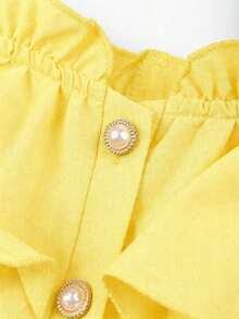 Maternity Activewear - Yellow - View 4