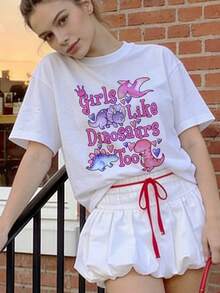 Camiseta de manga corta con cuello redondo suave y casual de verano para mujer, tops para salir, algodón, vintage, estilo callejero europeo y americano, casual deportivo, estilo unisex, estilo casual urbano, tops bonitos, Gen Z, curvas, ropa Y2K, camisetas divertidas, tops para damas, conjuntos de vacaciones para mujer, top lindo, camiseta gráfica, conjuntos de primavera, camisetas holgadas, ropa de calle retro, estilo de los 90, estilo de los 2000, subcultura, top negro, tops blancos, atuendo de fiesta de los 90. Blanco - Blanco - Ver 2
