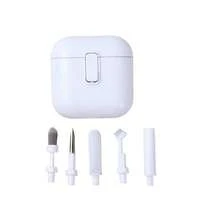 1 pieza Kit de limpieza electrónico multifuncional 5 en 1 - Adecuado para AirPods, teléfonos, cámaras, teclados y portátiles - Caja de almacenamiento portátil con pin de tarjeta SIM - Multicolor - Ver 6