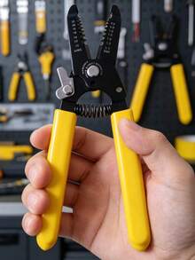 Kìm tuốt dây đa năng, dụng cụ chuyên dụng cho thợ điện để tuốt và cắt dây, kìm tuốt và bấm đầu dây. - A - Xem 5