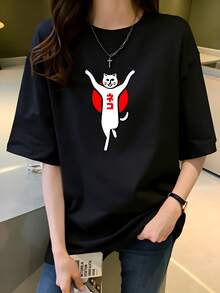 Women T-Shirts - Black - View 6