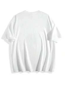 Women's Blouses, 1 Piece Of Women's Short-Sleeved T-Shirt, 100% Cotton, With More Honey Cartoon Print, Perfect Birthday Gift, Holiday Gift, Casual Summer T-Shirt For Fashion Lovers. - 白色的 - 查看 3