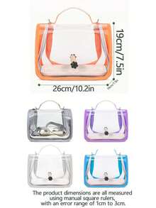 1pc Portable Pet Travel Cage, Suitable For Small Animals Parrots, Pigeons, Sparrows, Hamsters, Lizards, With Zipper Closure, Sturdy And Breathable, Transparent Bird Carrier Backpack, With Wooden Stand, Plastic Base, Adjustable Shoulder Strap And Breathable Mesh Design, Suitable For Parrots And Bird Accessories - one-size - View 11