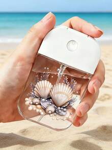 Bình xịt phun sương chủ đề bãi biển mùa hè, làm bằng nhựa PVC trong suốt, không mùi, tiện dụng khi đi du lịch, thích hợp cho mặt, cây cảnh, nhà cửa, bền và thời trang, có thể nạp lại và chống rò rỉ. - Nhiều màu - Xem 1