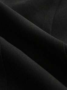 Chaleco informal y de oficina de uso sencillo y liso - Negro - Ver 5