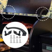 Grill Grill For Traeger Grills, BCA002 Grill Right Side And 0001 1 Left Side 1 Right Side For Traeger Pellet Grills - Black - 查看 6