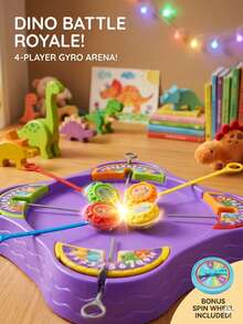 Multiplayer Spinning Top Battle Arena Game - Educational Interactive Launcher Toy For Kids 3+, Family Party Desktop Game,Gifts For Boys Girls Birthday Christmas - Multicolor - View 6