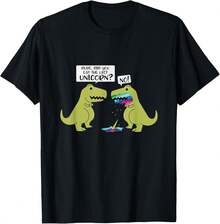 Funny Did You Eat The Last Rn Dinosaur Short Sleeve T-Shirt - Black - View 1