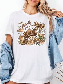 Disney Safari Shirt, Disney Literally Just A Girl T-Shirt, Leopard Print Coquette Bow Sweatshirt, Safari Snacks Tee, Adventure Apparel Sweat Disney Oversized T-Shirt - 白色 - 查看 1