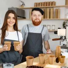 Bộ 10/20/50/100 cốc giấy Kraft dùng một lần - Dành cho nhà hàng, tiệc tùng, sự kiện và doanh nghiệp nhỏ - Đồ dùng bền bỉ cho bàn ăn, tách trà, đồ uống gia đình và thương mại, du lịch, cắm trại, đồ dùng tiệc tùng. - Nhiều màu - Xem 5