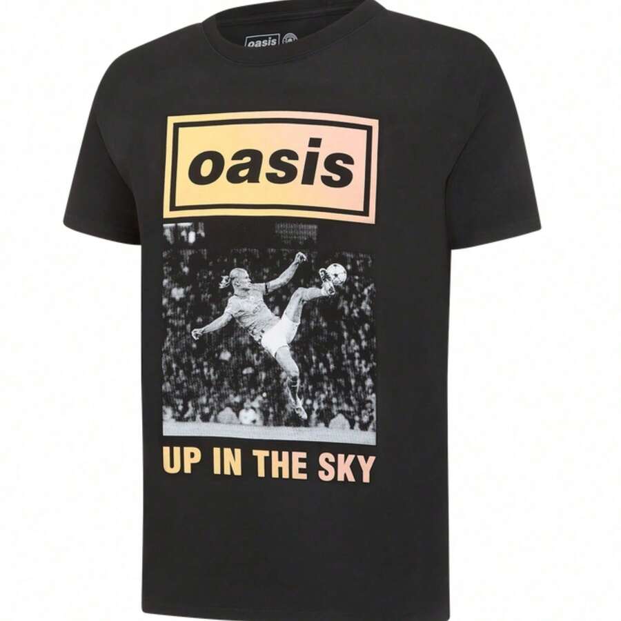 Manchester City X Oasis Up In The Sky T-Shirt - Negro - Ver 1