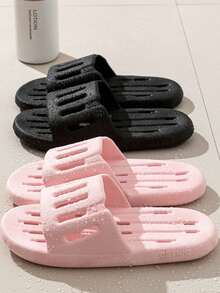 Chanclas de secado rápido, el agua de la ducha se drena rápidamente, sandalias de una sola pieza de PVC suave y flexible resistentes a la abrasión - multicolor - Ver 1