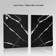 Motif Marmer, 1 buah Casing Pelindung Tablet/Desktop Flip Cover dengan Slot Pena, Kompatibel dengan Apple Generasi ke-10/ A16 Generasi ke-11/ Air 11/ 5/ 9/ Air/ Pro Generasi ke-11/ Air 8 (M4) 2026 (11/13 Inci) Casing Pelindung - MultiWarna - View 1