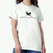 Cute Premium Unisex Casual T-Shirts - Officially Licensed Fourth Wing Merch, Featuring Fourth Wing, Iron Flame, Violet Sorrengail, Sy Reader, Bookish, And Rebecca Yarros. Experience Unmatched Comfort And Durability With Our 220gsm 100% Cotton T-Shirt. Designed For Those Who Value Quality And Substance, This Tee Offers A Structured Fit, A Soft Texture, And Long-Lasting Durability. Perfect For Casual Wear, Layering, Or As An Everyday Essential, It's Breathable Yet Resilient-Your New Favorite Shirt. 2025 - 白色 4 - 查看 6
