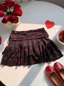 Xghhjm Falda Mini de Terciopelo Negro con Volantes para Mujer, Ideal para Fiestas de Invierno - Negro 2 - Ver 2