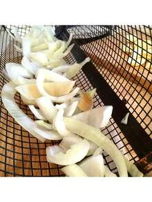 三件套便携式不锈钢烧烤套装,不锈钢便携式烹饪烤架(烧烤笼+烧烤叉+挂钩)烧烤工具套装,户外烧烤篮,户外露营烧烤架,户外圆形烧烤炉,露营野餐炊具,多功能露营烧烤配件,带盖户外烧烤篮,适合露营和户外烹饪,露营必备 | 不锈钢结构 | 耐用烹饪架 - 彩色 - 查看 6