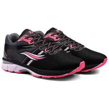 Women's Adult Gel Athletic Shoes, Comfortable, Street, Gym, Running, Immediate Shipping, Lightweight, Soft, Immediate Shipping - 黑粉紅 - 查看 2