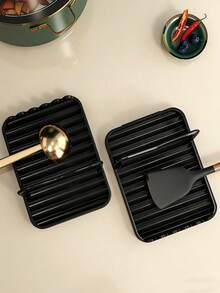 Multi-Function Kitchen Storage Rack, Can Store Spatulas, Pot Lids, Spoons, Brushes And Other Kitchen Utensils. Can Dry The Countertop And Prevent Water Drips. The Style Is Randomly Arranged And The Color May Vary Slightly. - Multicolor - View 7