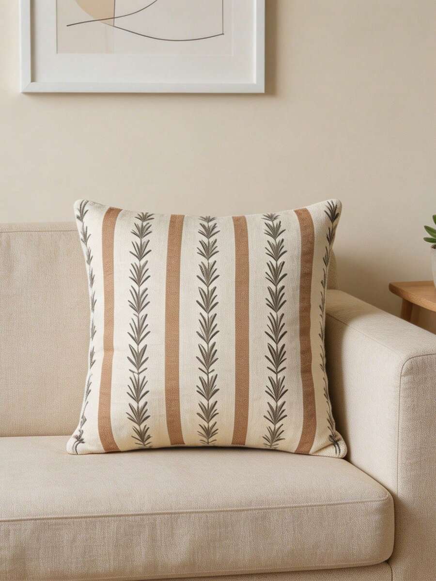 1/2/4pcs Floral Pattern Throw Pillow Covers, Traditional Embroidery Style Floral Decorative Cushion Covers, Soft Polyester, Zipper, Machine Washable, Suitable For Living Room, Bedroom, Sofa - Pink, Blue, Yellow, Green - No Embroidery - Multicolor - View 1
