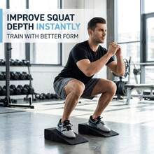 2pcs Yoga Slant Blocks, Suitable For Gym Squat Posture Correction Training/Yoga Balance Pose Auxiliary Practice/Post-Workout Muscle Recovery Stretching, Squat Weightlifting Calf Stretching Slant Board - Multicolor - View 5