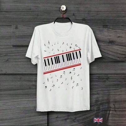 Tricou bărbătesc cu mânecă scurtă, imprimat cu pian, Beat It, Michaels Jackson, Mtvs Video, retro vintage hipster, tricou unisex, tricou rock 'n' roll, sărbători, anii '90, stil Y2K, ținute de familie, un produs obligatoriu pentru fani, Eillish, tricouri amuzante, haine pentru femei, stil rock, haine Y2K. Tricouri pentru femei, top Sommar, unisex