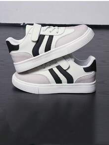Kids' Fashionable Casual Minimalist Canvas Sneakers For Boys And Girls, Suitable For Spring And Autumn - Beige - View 6