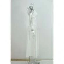 Elegant Women's Party Dress, New Spring Collection, V-Neck With Halter Straps, Sensual Style - 白色 - 查看 6