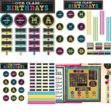 Teacher Created Resources Chalkboard Brights Our Class Birthdays Mini Bulletin Board 5506 - Varios colores - Ver 1