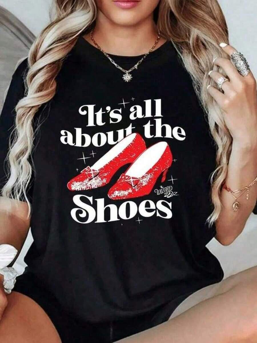 Women Sports Tees & Tanks - Black - View 1