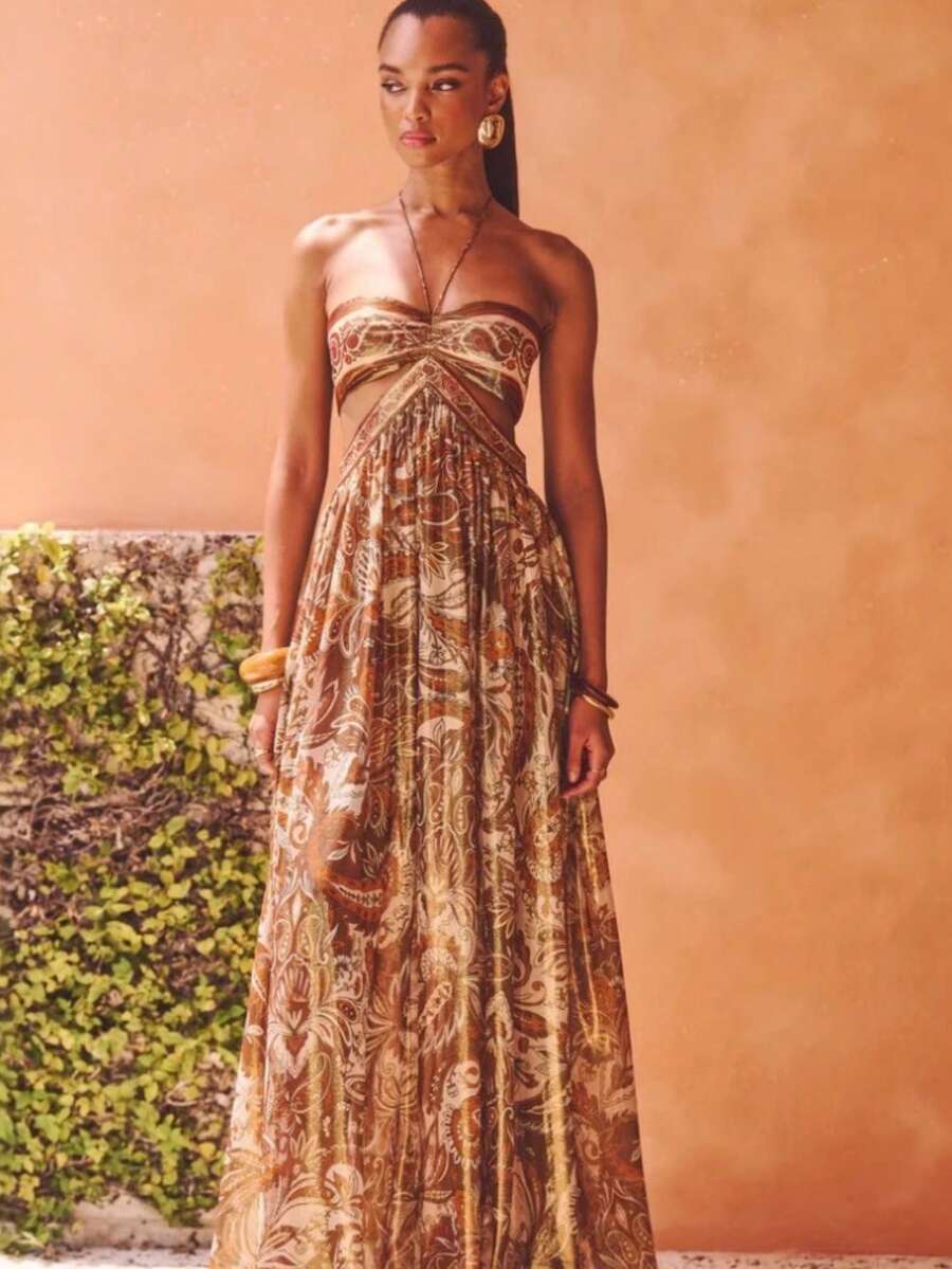 Vestido Colgante Sensual Bestseller para Eventos y Banquetes - Canelainspiracion - Ver 1