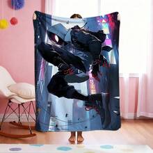 Manta de 1 piezas con estampado de S-pider-Man, manta decorativa estilo dibujos animados retro, manta estampada con personajes de dibujos animados, manta universal para siestas para todas las estaciones, manta decorativa para el hogar con personajes, regalo moderno y elegante, ideal para el hogar, dormitorio, cama, sofá, oficina, para la hora del almuerzo o como manta de picnic. - Multicolor - Ver 1