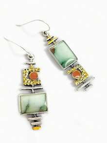 1 Pair Charming Dangle Earrings, Designed For Women, Suitable For Weddings, Engagements, Anniversary Parties, Valentine's Day Gifts - 1# - View 2