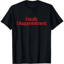 Printed T-Shirt For Men And Women - Black - View 1