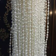 4pcs Acrylic Bead Curtain, Tassel Hanging Partition Decor For Room, Window, Doorway, Wedding, Total Length 4m/157.48 Inches - Multicolor - View 5