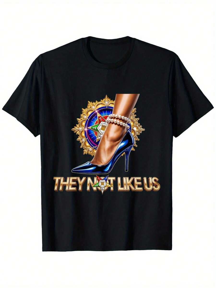 No son lo de lo que en OES nos enorgullece: zapatos azules de tacón alto con una camiseta estilo cordón de perlas. - Negro - Ver 1