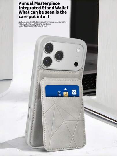 CteGlodrix Multifunctional PU Leather Phone Case With Card Slot And Stand, Compatible With IPhone 17 Pro Max, 16 Plus, 15, 14, 13, 12, 11, And Galaxy S26, S25 Ultra, S24, S23, S22. Supports Storage For Cash And Cards, As Well As MagSafe Magnetic Charging.