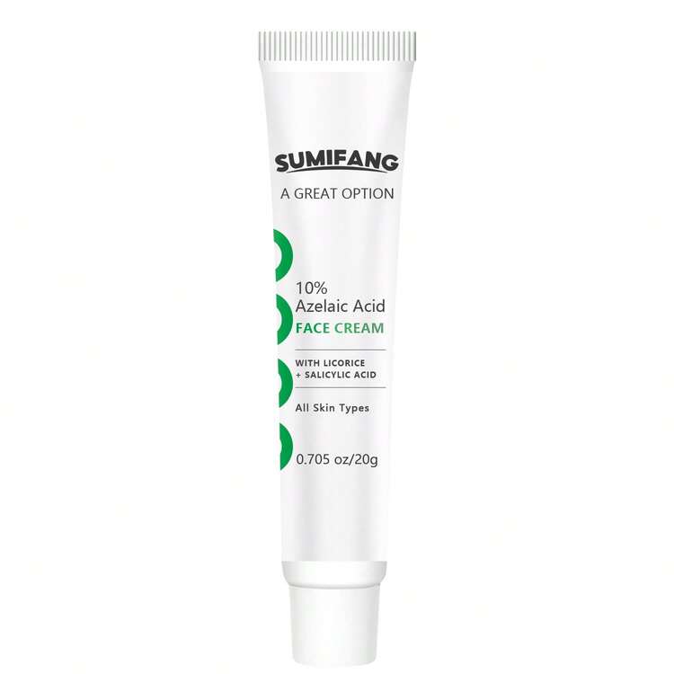 SUMIFANG Kem dưỡng ẩm Axit Hyaluronic 20g, nuôi dưỡng sâu và làm dịu da. Công thức dịu nhẹ và không gây kích ứng phù hợp cho da nhạy cảm. Giúp đạt được làn da mịn màng, rạng rỡ và khỏe mạnh. - axit azelaic - Xem 8