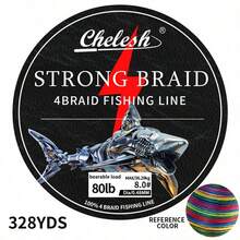 Chelesh 1000 Yards/914 Meters, 4-Strand Braided PE Fishing Line, Available In Color And Olive Green, Fishing Tools, Fishing Gift - Multicolor - View 58