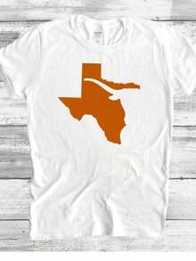 Texas American Football Jersey, Texas Horns, Game Day In Texas, Texas College Student, Home Of Texas, Texas College Football, Hook Horns, State Of Texas Jersey, Summer Fashion Cotton Jersey - 白色 - 查看 7