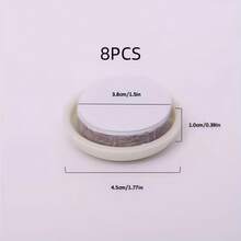 8PCS*45mm/12PCS*32mm/24PCS*25mm 自黏式家具滑墊，可重複使用且無噪音的家具腿滑墊，家具地毯移動墊，重型椅子腿地板保護墊，硬木地板移動墊 - A - 查看 8