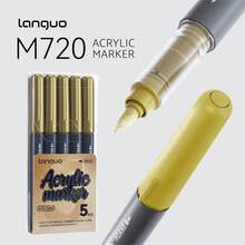 Bộ bút vẽ acrylic Languo 288/240/192/96/9 màu kèm túi đựng, bút vẽ chuyên nghiệp dành cho học sinh, đầu bút mềm, nhỏ gọn, có thể xếp chồng lên nhau, dùng cho vẽ tranh, thủy tinh, chống thấm nước, nghệ thuật vẽ trên cơ thể, quà Giáng sinh, lý tưởng cho năm học mới. - Nhiều màu - Xem 27