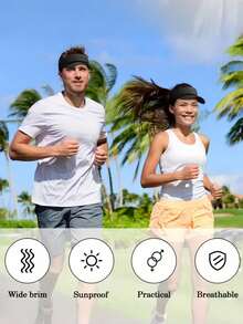 1pc Unisex Open Top Baseball Cap, Suitable For Baseball, Basketball, Football And Other Outdoor Sports, Provides UV Protection - Multicolor - View 4