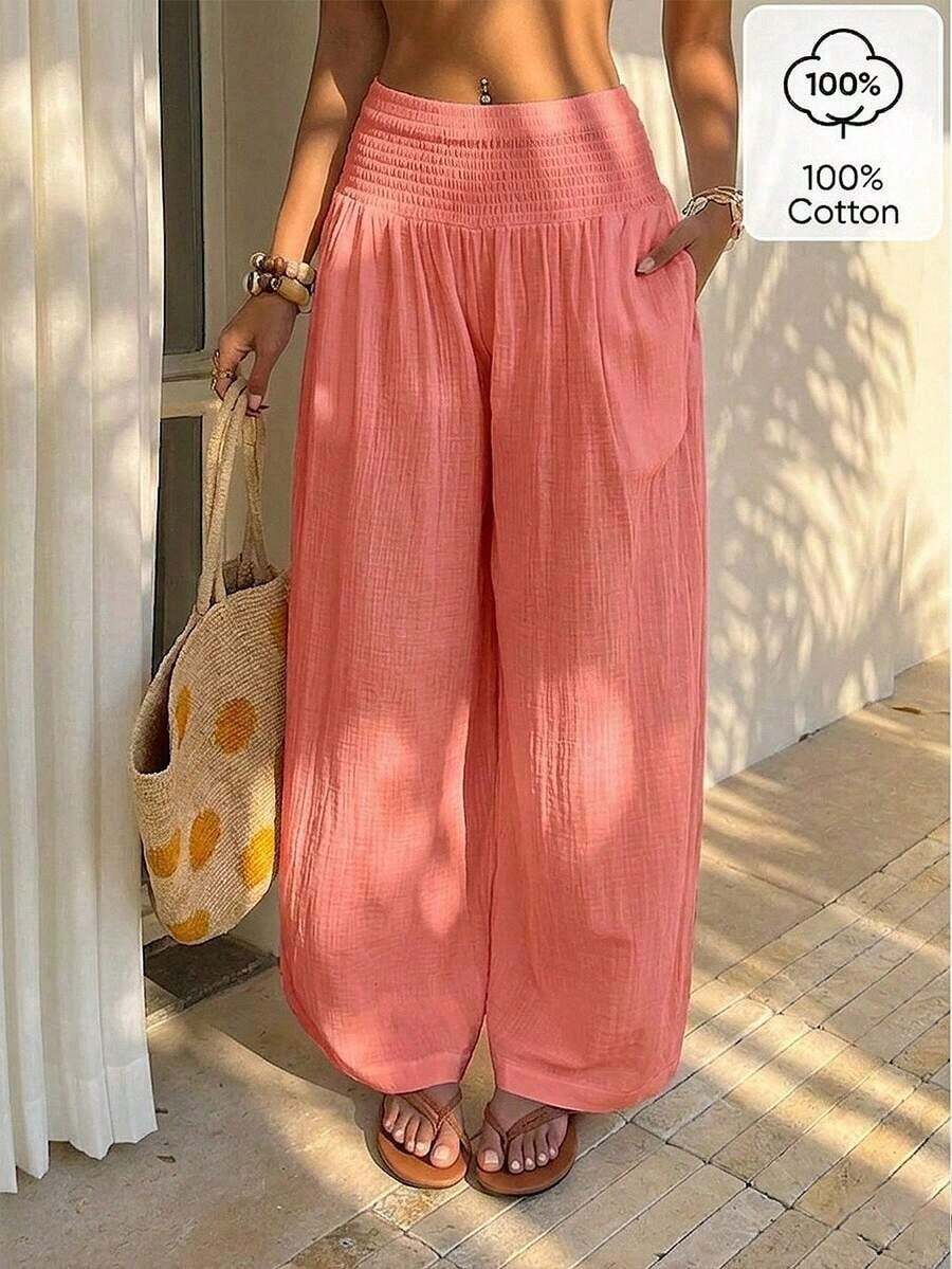 Stylish Plaid Pants For Women - 羅莎 - 查看 1