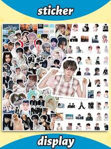 108pcs NC/TWISH Limited Edition Stickers | Ode To Love Album K-Pop Stickers, All Members Individual And Group Photo Stickers, Must-Have For NCTzen Fans, Suitable For Laptop, Water Bottle, Phone Case, Skateboard DIY, Ideal K-Pop Merchandise Gift - Multicolor - View 3