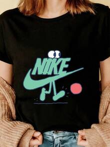 Women T-Shirts - Black - View 3