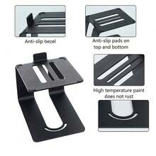 Anti-Vibration Feet Desktop Speaker Stand Neatly Fitted With Non-Slip Pads - Multicolor - View 3